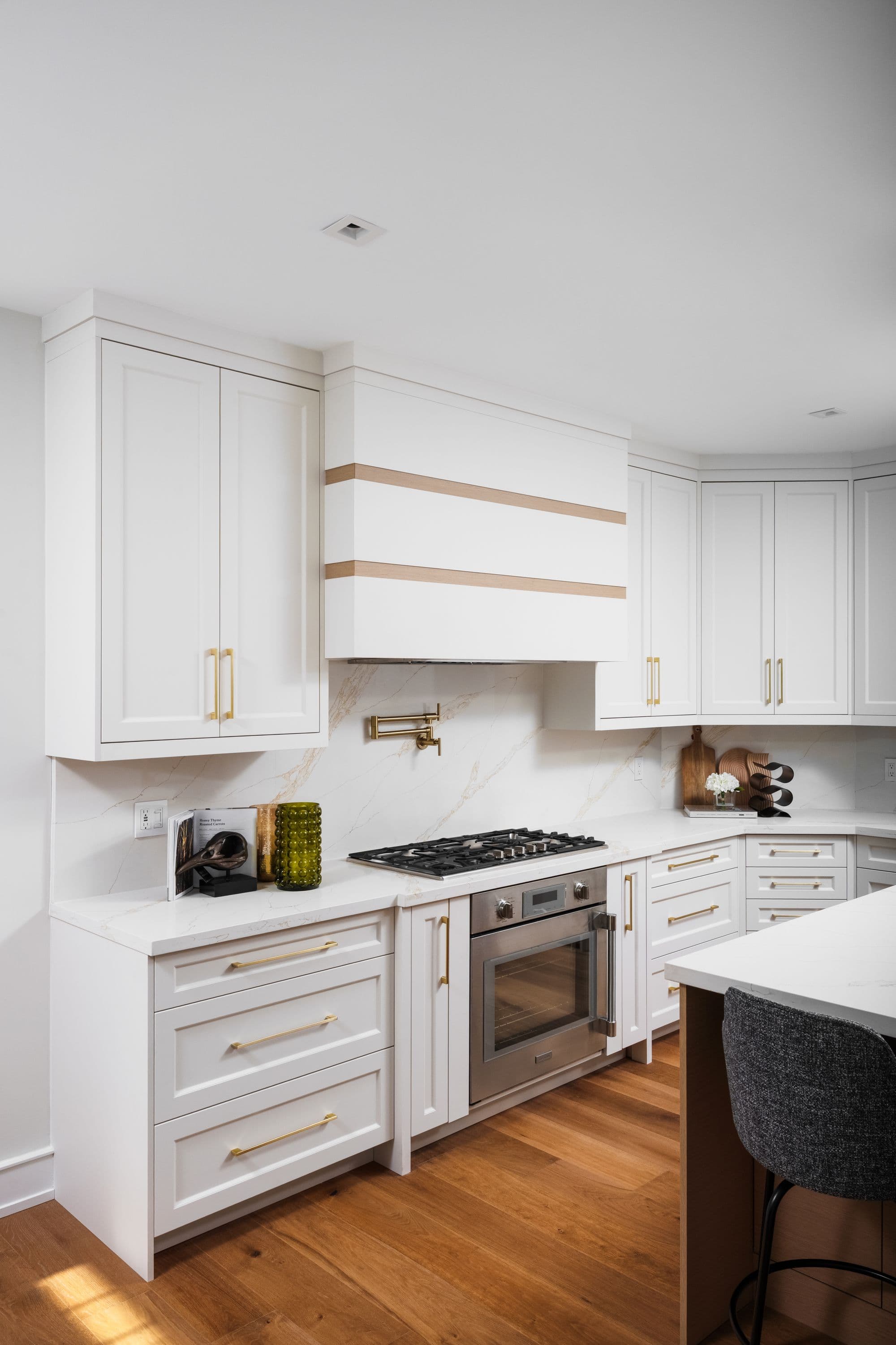 White, Gold, & Oak - Image 1